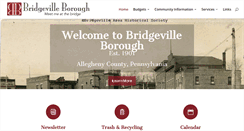 Desktop Screenshot of bridgevilleboro.com