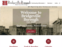 Tablet Screenshot of bridgevilleboro.com